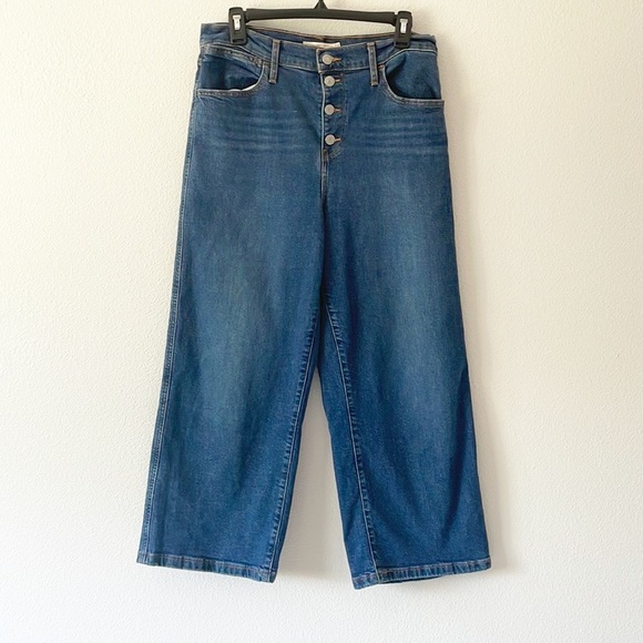 LEVI’S MILE HIGH WIDE LEG WOMEN'S JEANS SIZE 29 - Picture 2 of 14